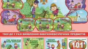 Зменшення ризиків травмувань дітей від вибухонебезпечних предметів