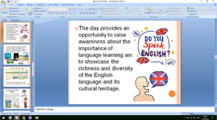 Презентація "English Language Day"