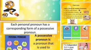 Презентація на тему "Possessive Pronouns"