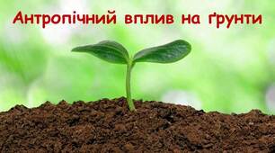 Антропічний вплив на ґрунти