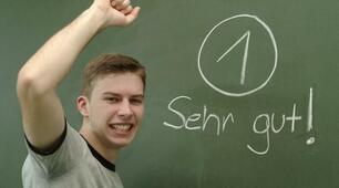 Schulfächer und Noten (Test zum Text)
