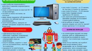 Правила безпечної роботи з комп’ютером