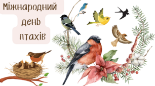 Презентація до Міжнародного дня птахів (1 квітня) 2023р. (теорія+пр.завдання)