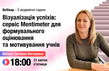 Візуалізація успіхів: сервіс Mentimeter для формувального оцінювання та мотивування учнів