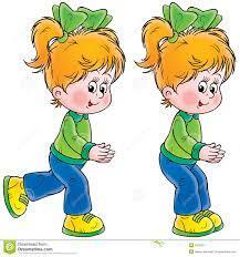 Running jump stock illustration. Illustration of cheerful - 2410521