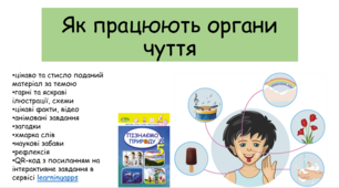 Презентація "Як працюють органи чуття"