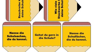 Ігровий матеріал та інтерактивна презентація по темі Schulleben
