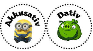 Iгровий матеріал до теми Dativ vs Akkusativ