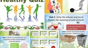 Вікторина-презентація на тему "Healthy Quiz"