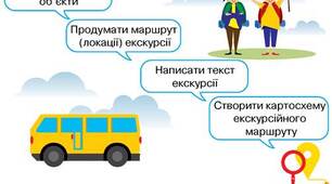 Презентація до уроку Практичне заняття. Вчимося створювати екскурсійний маршрут
