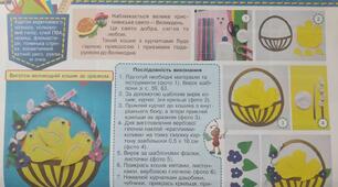 Конспект-конструктор уроку з дизайну і технологій 4 клас НУШ (Савченко) до альбома-посібника "Маленький трудівничок"Л.І.Роговська на тему "Великодній кошик"