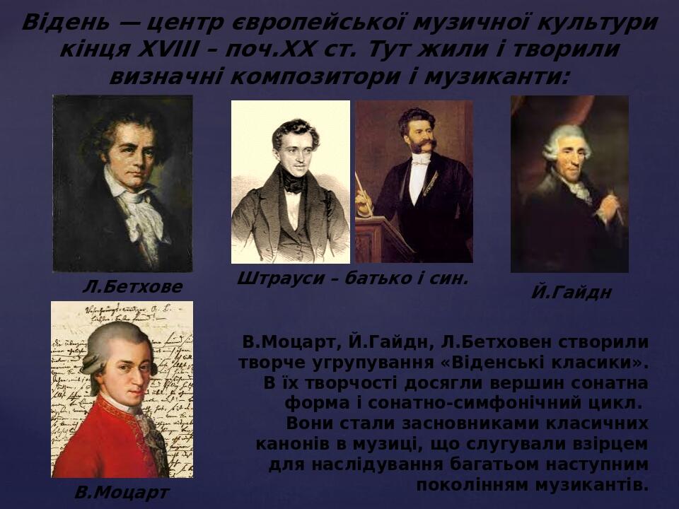 Мистецтво 8 клас. Класицизм в музиці | Презентація. Мистецтво