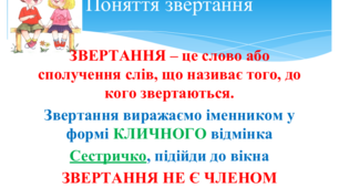 Презентація Звертання. Поширені і непоширені звертання. Розділові знаки при звертаннях.