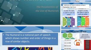 Презентація на тему  "The Numeral"