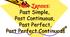 Past Simple/Past Continuous/Past Perfect/Past Perfect Continuous