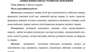 Конспект відкритого логопедичного заняття з дошкільниками на розвиток мовлення