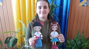 Інструктаж з ТБ. Паперові іграшки в національному одязі
