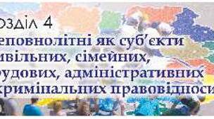 9 ПР ТО Неповнолітні як суб’єкти цивільних, сімейних, трудових, адміністративних і кримінальних правовідносин