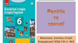 Презентація "Релігія та звичаї "