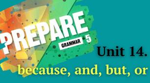 Prepare NUS. Unit 14. Grammar: because, and, but, or
