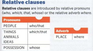 ZNO leader U8 Relative Clauses; infinitive; -ing form