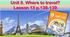 Презентація до уроку 13 в 5 класі "Unit 8. Where to travel? Lesson 13 p.138-139"