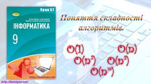 Поняття складності алгоритмів. 9 клас