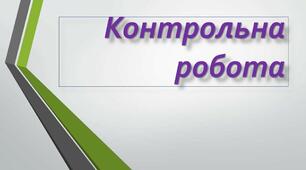 Контрольна робота з теми "Детектив. Новела"