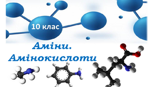 Аміни. Амінокислоти