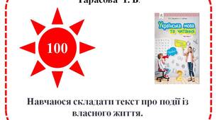 Навчаюся складати текст про події із власного життя.