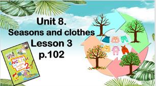 Презентація "Unit 8. Seasons and clothes. Lesson 3"