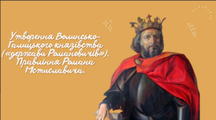 Презентація "Утворення Волинсько-Галицького князівства («держави Романовичів»). Правління Романа Мстиславича".