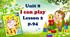 Презентація "Unit 8. I CAN PLAY. Lesson 2"