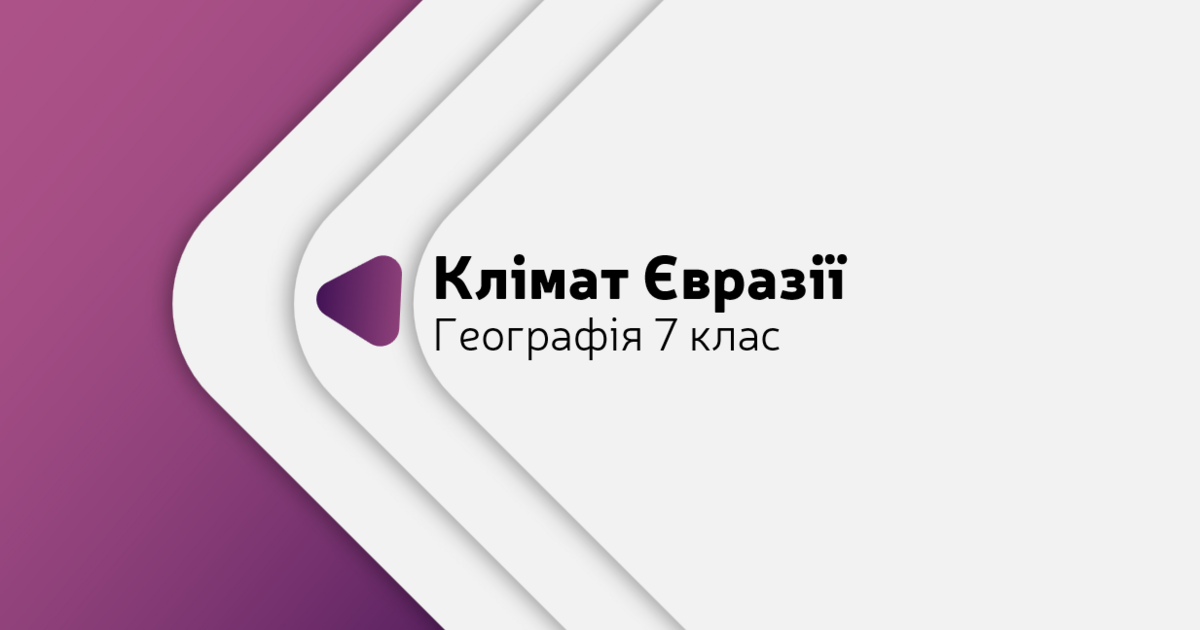 Клімат Євразії. Географія. 7 клас | Презентація. Географія