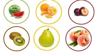 Картки для вивчення теми Fruits. Фрукти