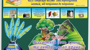 Збірка матеріалів до Дня Книги та авторського права (23 квітня)