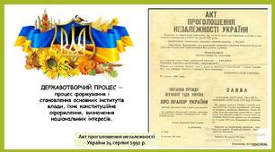 Презентація на тему "Здобутки і втрати українського державотворення на зламі ХХ – ХХІ століть."