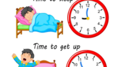 19 He gets up at seven o'clock. "Fly High Ukraine 2"