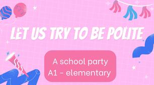 Презентація розробки заходу " Let us try to be polite" Elementary level