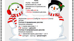 Iгровий   матеріал до теми Perfekt