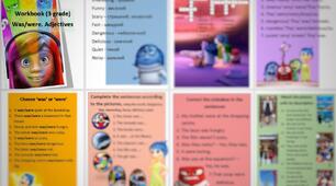Воркбук на тему "Was/were, adjectives" для 3 класу