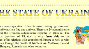 Text for Reading "Ukraine"