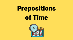 Prepositions of Time - Прийменники часу.