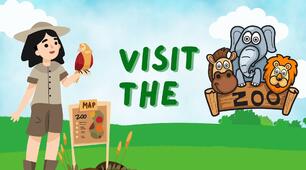 Інтерактивна презентація "Visit the ZOO" ( відвідуємо зоопарк) Карпюк 1 клас