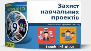 Інструктаж з БЖД. Захист навчальних проектів. Тематичне оцінювання.