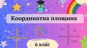 Презентація "Координатна площина" 6 клас + ВІДЕО