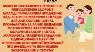 Презентація"Вплив психоактивних речовин на репродуктивне здоров’я молоді" з основ здоров'я для 9 класу.