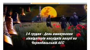 День вшанування пам'яті ліквідаторів ЧАЕС.