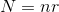 N=nr