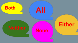 both, all, neither, none, either